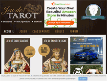 Tablet Screenshot of jeu-tarot-en-ligne.com